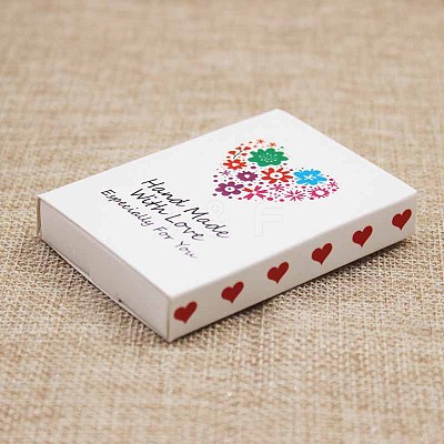Kraft Paper Boxes and Earring Jewelry Display Cards CON-L015-A08-1