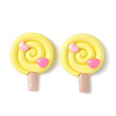Opaque Resin Cabochons CRES-P023-03A-1