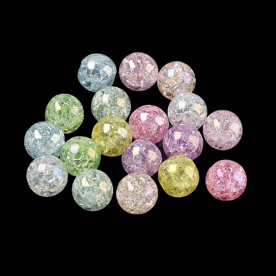 Transparent Crackle Acrylic Beads AC-CBA4496-05B-1