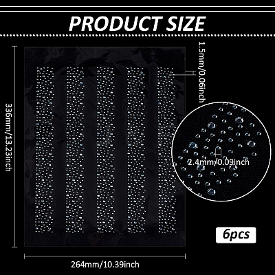 Hotfix Glass Rhinestone LS-DIY-WH0349-388D-1