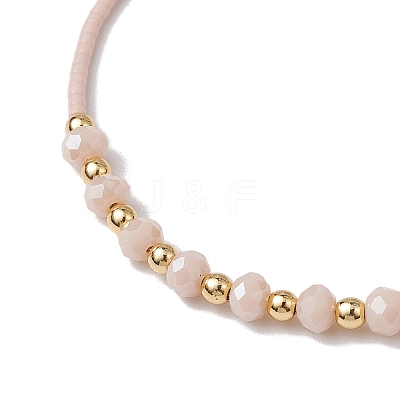 Glass Braided Bead Bracelets BJEW-JB11419-03-1