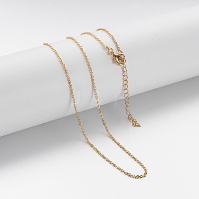 Brass Chain Necklaces X-MAK-F013-06G-1