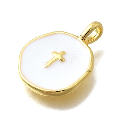 Brass with Enamel Pendants LS-KK-D295-31G-02-1