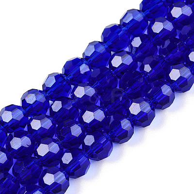 Transparent Glass Beads EGLA-A035-T6mm-D06-1