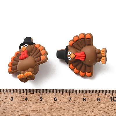 3D Thanksgiving Day Food Grade Silicone Focal Beads SL-CBA05A0-01-1