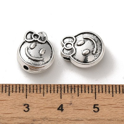 Tibetan Style Alloy Beads PALLOY-P302-09F-AS-1