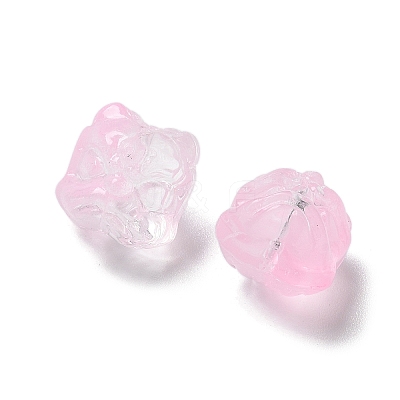 Baking Paint Transparent Glass Beads X1-GLAA-C035-01F-1