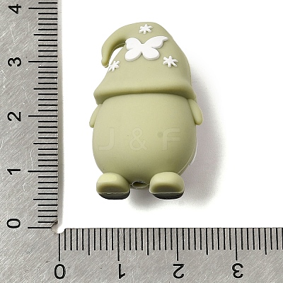 Easter Silicone Focal Beads SIL-F020-07-1