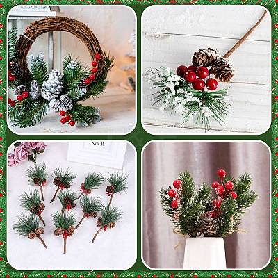 200Pcs Plastic Simulated Berries AJEW-CP0009-92B-1