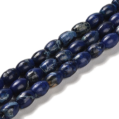 Synthetic Regalite/Imperial Jasper/Sea Sediment Jasper Beads Strands G-F765-J04-01-1