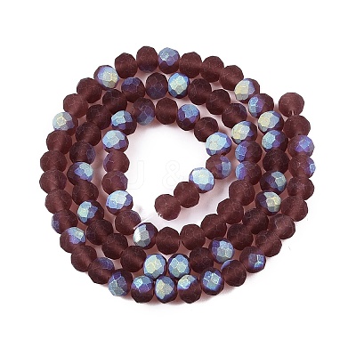 Transparent Glass Beads Strands LS-EGLA-A044-T6mm-MB13-1