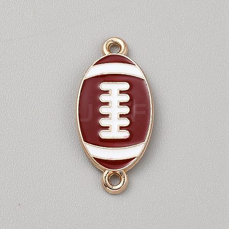 Zinc Alloy Enamel Sport Connector Charms FIND-CJC0437-009A-08-1