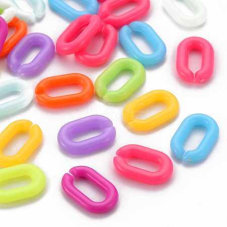 Opaque Acrylic Linking Rings SACR-T357-01B-1