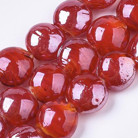 Handmade Lampwork Beads LAMP-S010-16mm-04-1