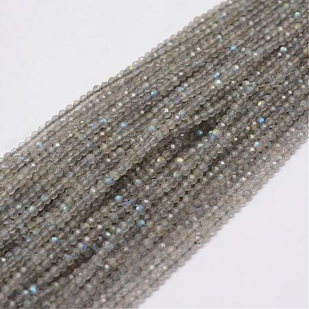 Natural Larvikite Beads Strands G-E349-01-1