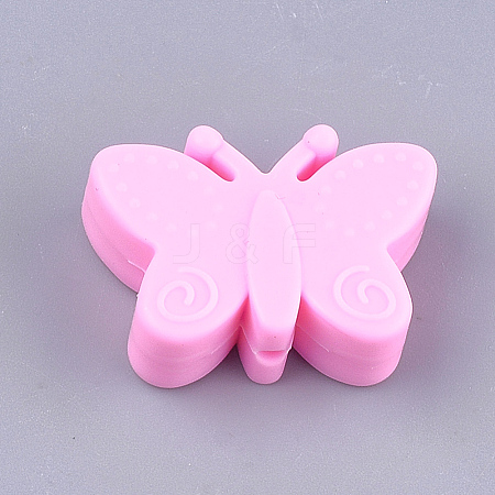 Food Grade Eco-Friendly Silicone Focal Beads LS-SIL-T052-05E-1