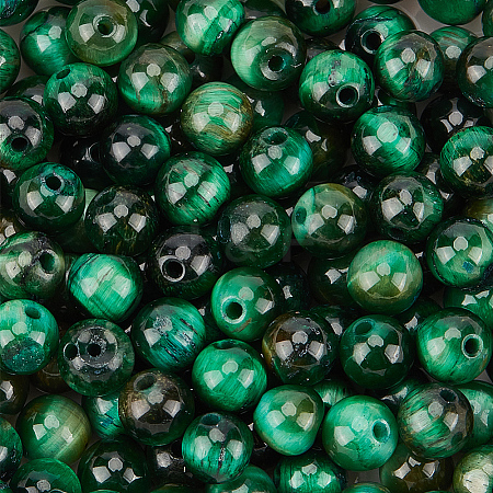 120Pcs Natural Tiger Eye Beads G-PA0001-13B-1