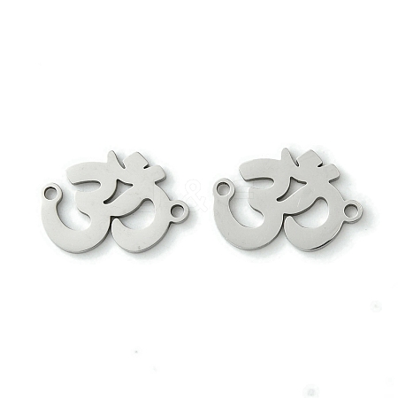 Non-Tarnish 201 Stainless Steel Connector Charms STAS-U003-04P-1