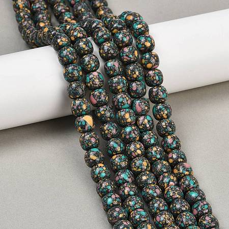 Natural Agate Beads Strands G-U030-D01-10mm-1