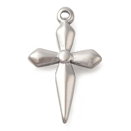 Anti-Tarnish 304 Stainless Steel Pendants STAS-P369-06P-1