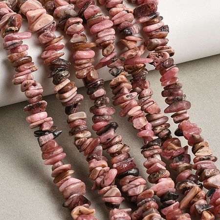 Natural Argentina Rhodonite Beads Strands GG-CBAC13F-B04-01-1
