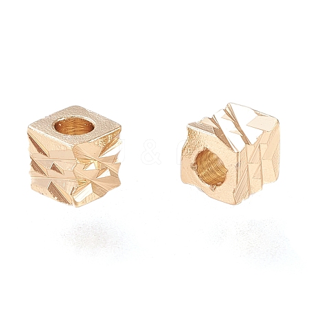 Brass Spacer Beads X-KK-H101-05LG-1