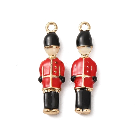 Alloy Enamel Pendants FIND-P035-07G-1