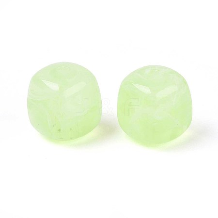 Opaque Acrylic Beads OACR-ZX006-33H-1