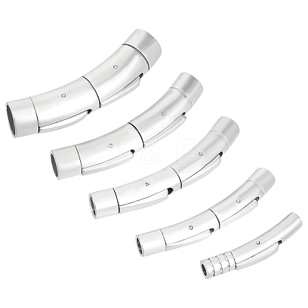 304 Stainless Steel Bayonet Clasps STAS-UN0020-06P-1