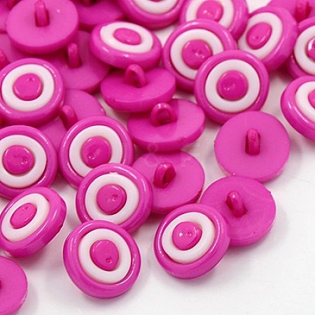 Acrylic Shank Buttons BUTT-E016-A-10-1