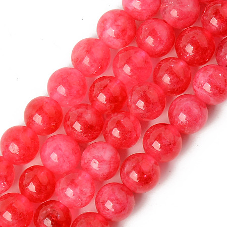 Natural Quartz Beads Strands X-G-R479-6mm-10-1