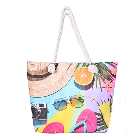 Printed Canvas Women's Tote Bags PW-WG059C4-05-1