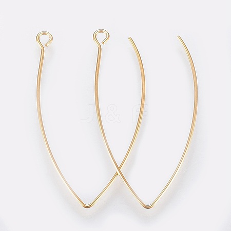 PVD Vacuum Plating 304 Stainless Steel Earring Hooks LS-X-STAS-K184-05-01G-1