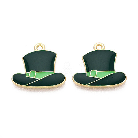 Alloy Enamel Pendants ENAM-T023-11B-1