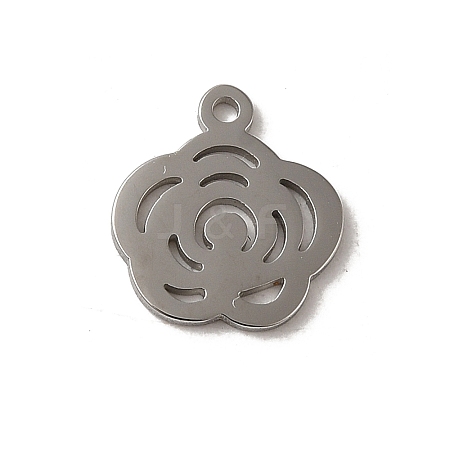 304 Stainless Steel Charms STAS-L022-319P-1
