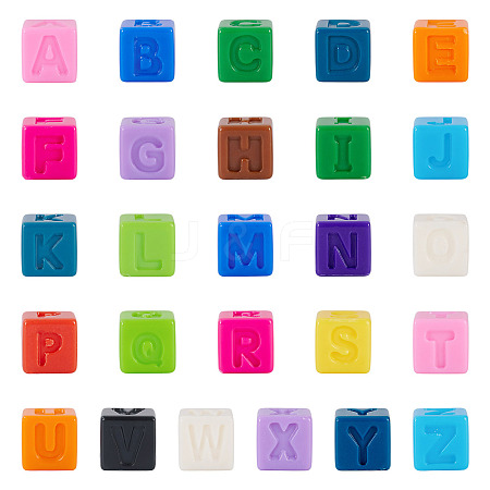 150Pcs Opaque Acrylic European Beads SACR-TA0001-59B-1