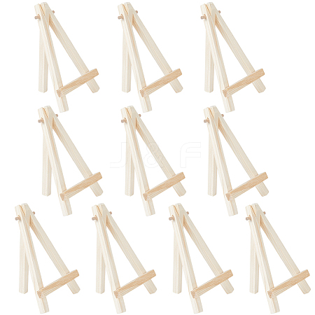 Foldable Wood Triangle Easel WOOD-WH0022-55A-1