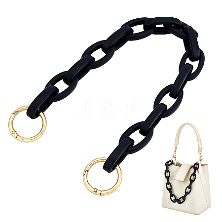 Resin Cable Chain Bag Chains FIND-WH0139-908A-1