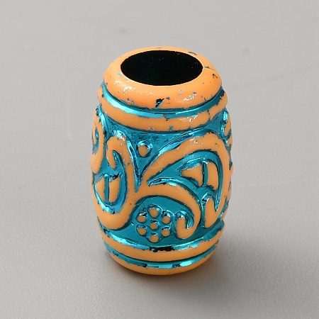 Resin European Beads RESI-WH20010-19F-1