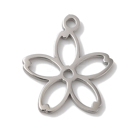 Non-Tarnish 304 Stainless Steel Charms STAS-U010-01P-1