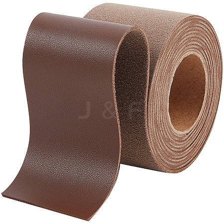 2M PVC Imitation Leather Ribbons SRIB-WH0011-125D-02-1