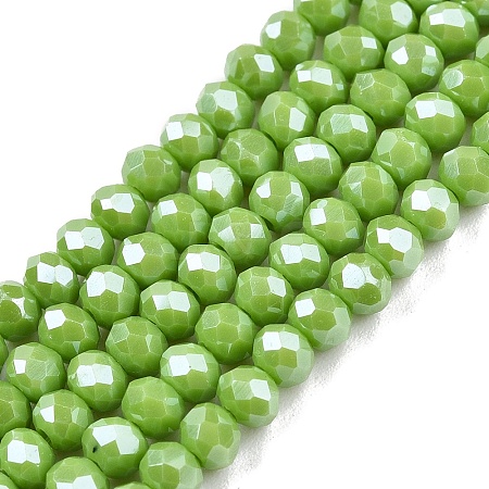 Electroplate Glass Beads Strands LS-EGLA-A044-P3mm-A30-1