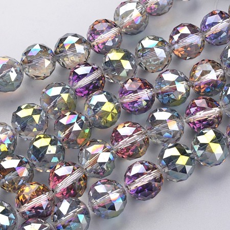 Electroplate Glass Bead Strands EGLA-J140-HP01-16mm-1