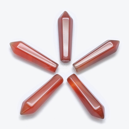 Natural Carnelian Pointed Beads G-E490-C02-1