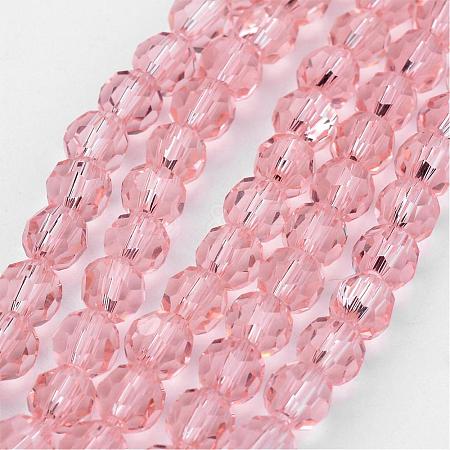 Transparent Glass Bead Strands GLAA-G013-8mm-87-1