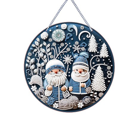 DIY Diamond Painting Pendant Decoration Kits PW-WG2214C-01-1
