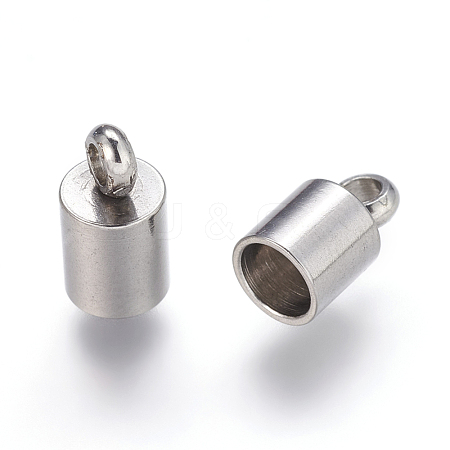 304 Stainless Steel Cord Ends X-STAS-P162-11-4mm-1