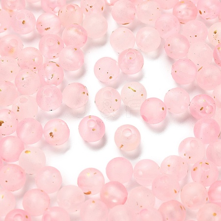 Frosted Transparent Acrylic Beads X1-OACR-F013-12B-1