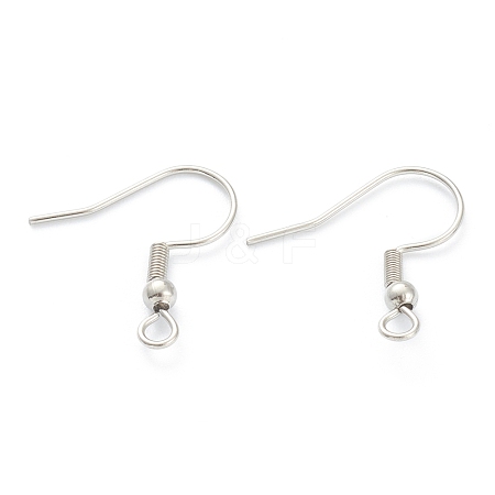 Tarnish Resistant 316 Surgical Stainless Steel Earring Hooks X-STAS-M288-06P-A-1