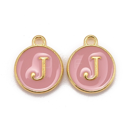 Golden Plated Alloy Enamel Charms LS-ENAM-S118-07J-1